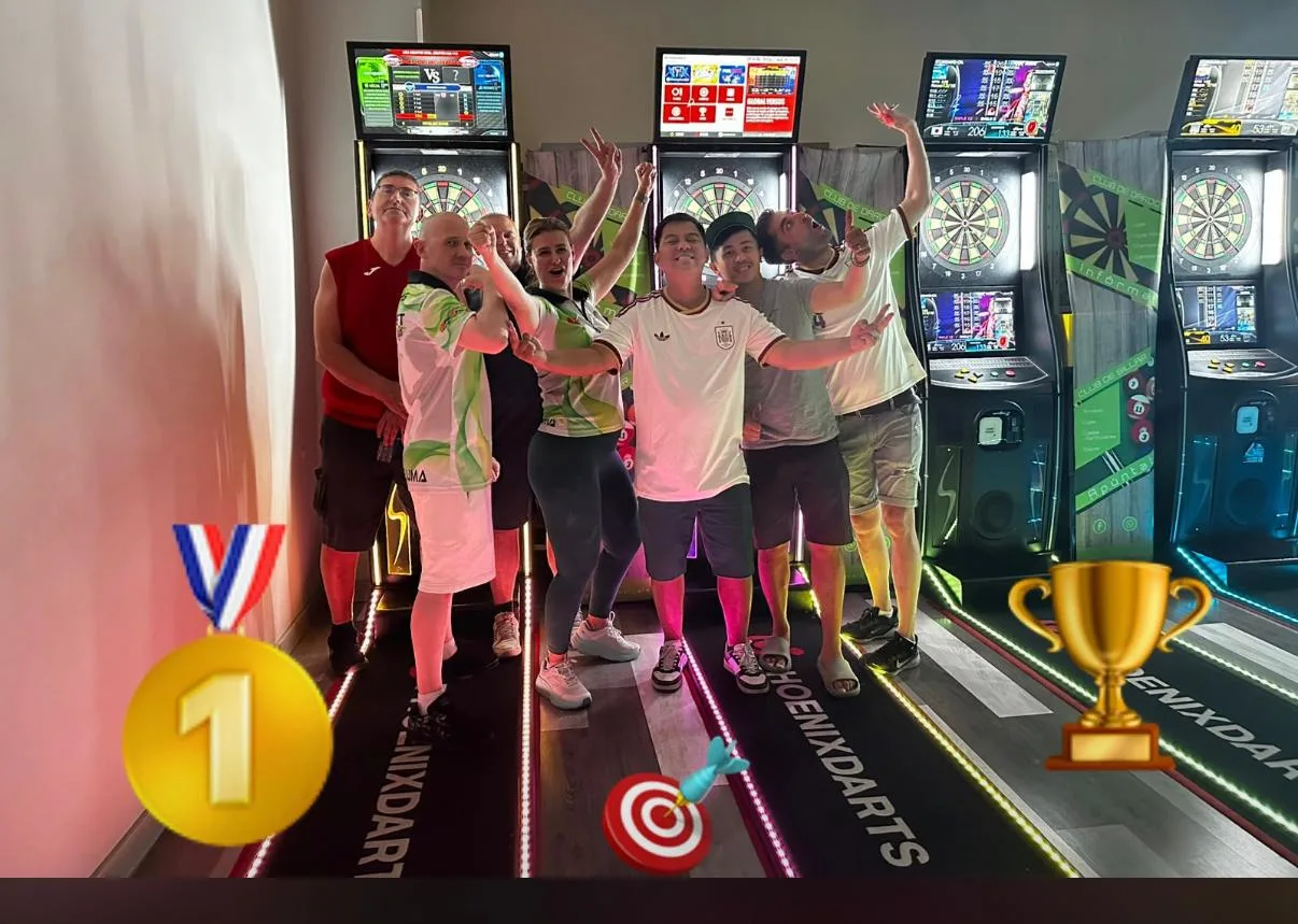 🏆 🎯 A PUNTA Y PLUMA CAMPEONES DE LA LIGA DE DARDOS PHOENIX 🏆🎯